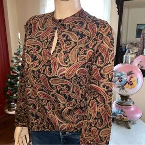 Vintage paisley top